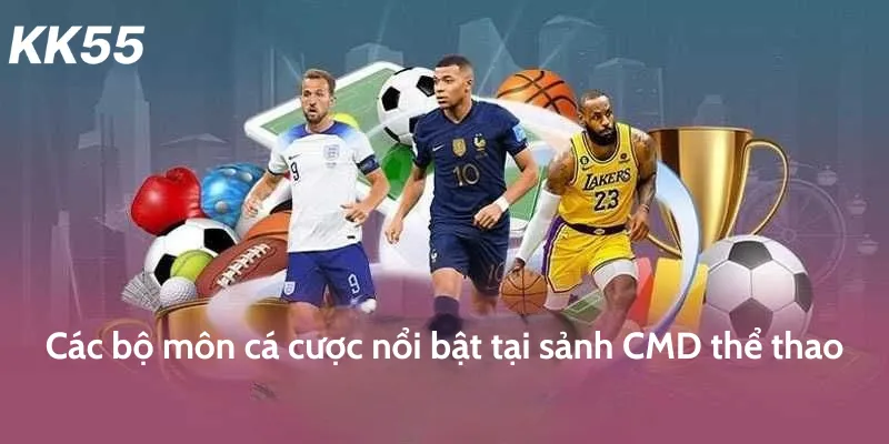 Các bộ môn cá cược nổi bật tại sảnh CMD thể thao